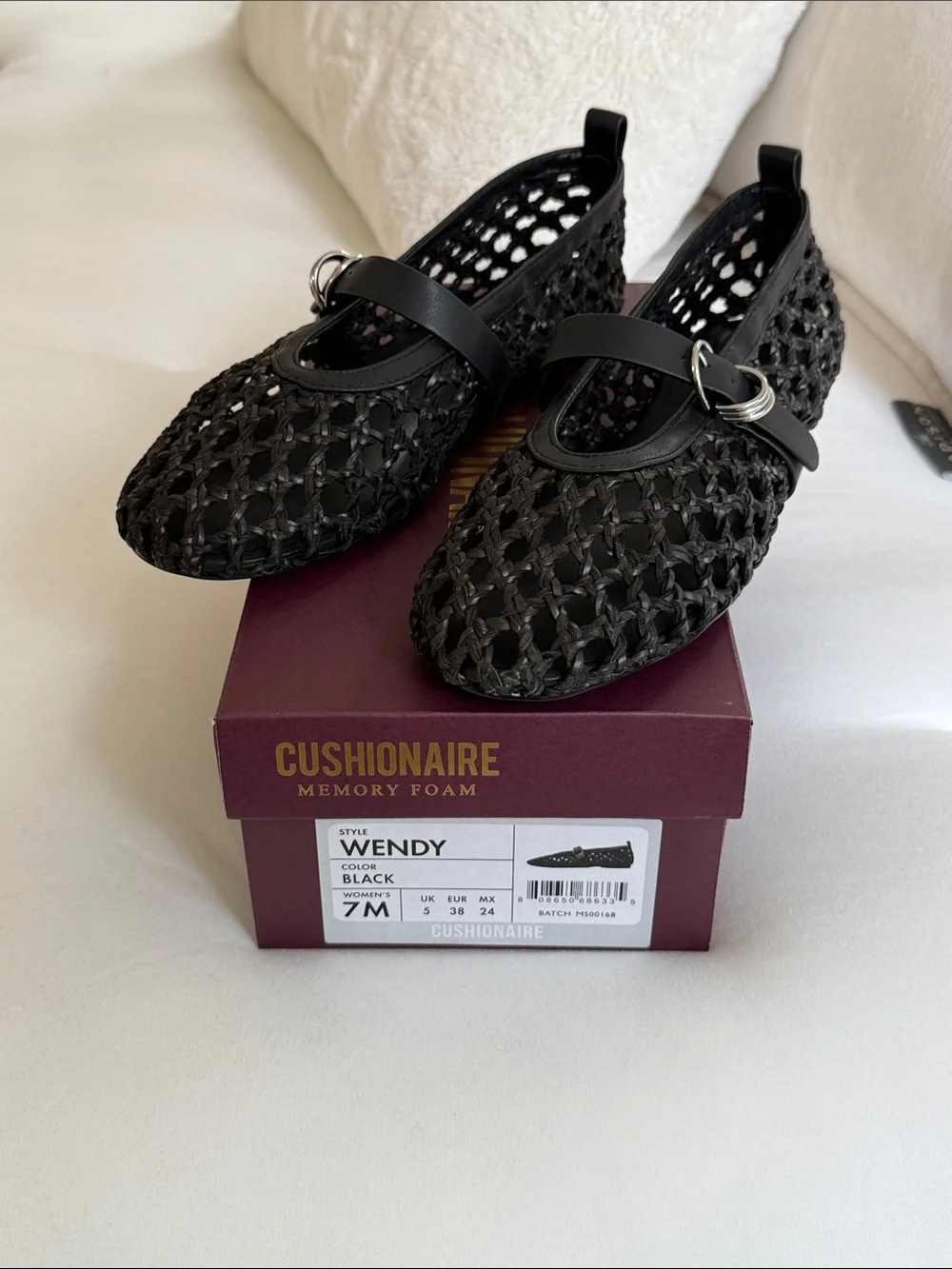 Cushionaire comfortable black